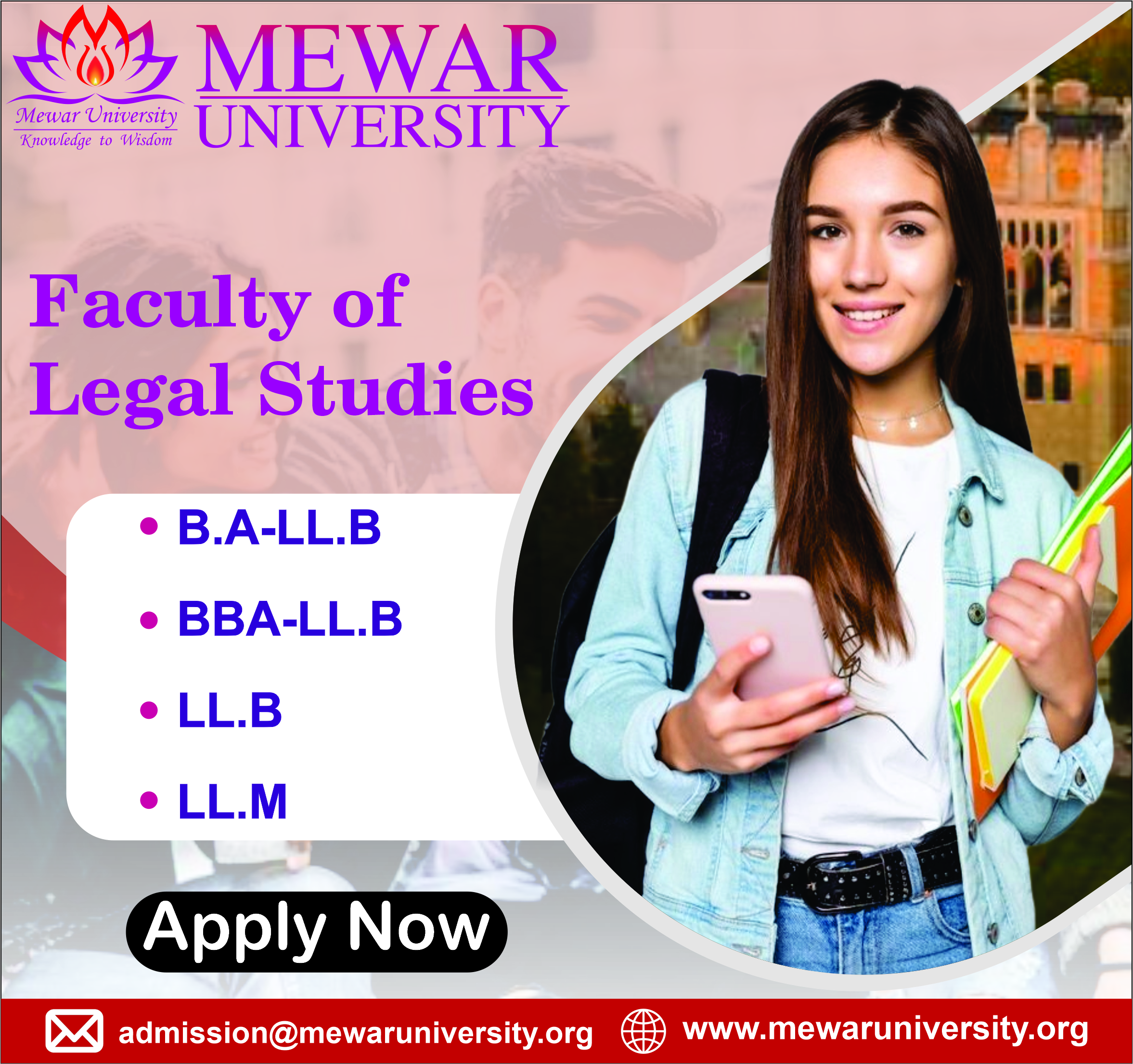 Bachelor of Business Administration and Bachelor of Legislative Law (BBA-LLB)